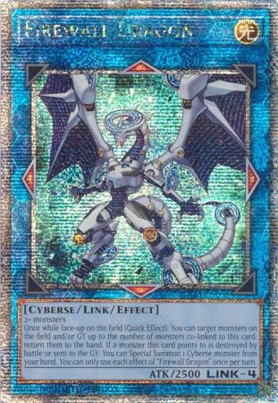 Firewall Dragon - TN23-EN008 - Quarter Century Rare 1st Edition