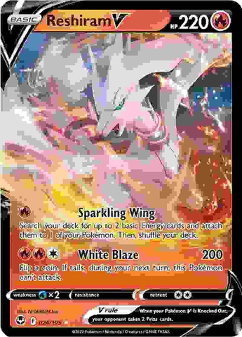 Reshiram V - 024/195 - Ultra Rare