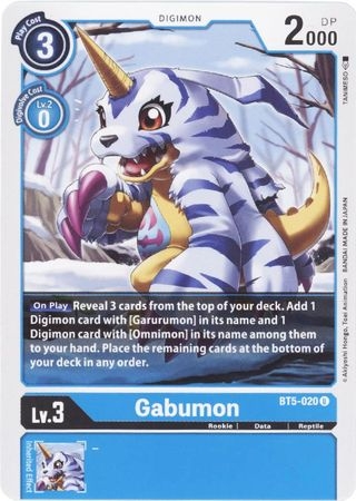 Gabumon - BT5-020 - Uncommon