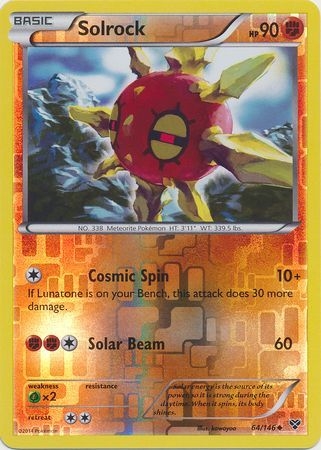Solrock - 64/146 - Uncommon Reverse Holo