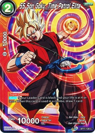 SS Son Goku, Time Patrol Elite - BT11-128 - Foil Common