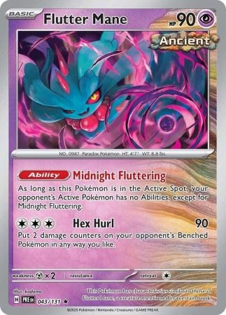 Flutter Mane - 043/131 - Holo Rare