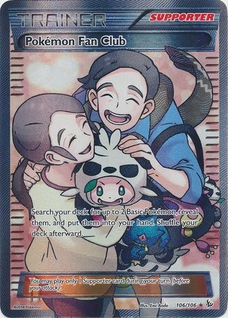 Pokemon Fan Club - 106/106 - Full Art Ultra Rare