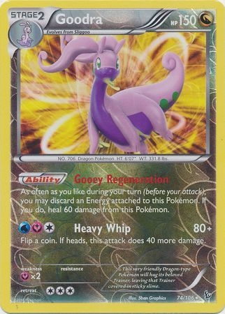 Goodra - 74/106 - Holo Rare Reverse Holo