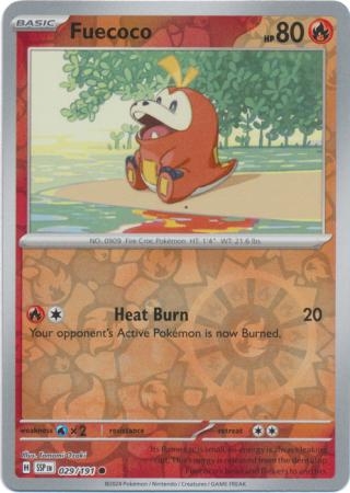 Fuecoco - 029/191 - Common Reverse Holo