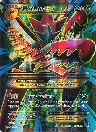 M Scizor EX - 120/122 - Full Art Ultra Rare