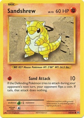 Sandshrew - 54/108 - Common