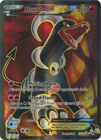 Houndoom EX - 153/162 - Full Art Ultra Rare