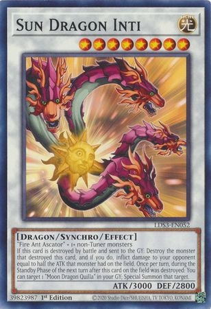 Sun Dragon Inti - LDS3-EN052 - Common 1st Edition