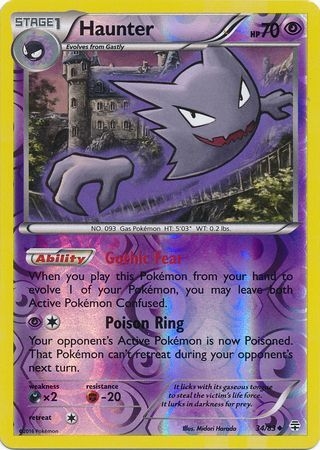 Haunter - 34/83 - Uncommon Reverse Holo