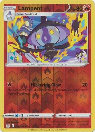 Lampent - 025/196 - Uncommon Reverse Holo
