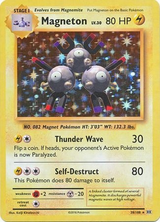 Magneton - 38/108 - Holo Rare