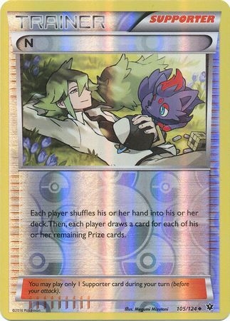 N - 105/124 - Uncommon Reverse Holo