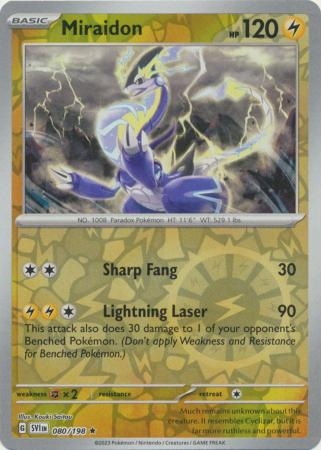 Miraidon - 080/198 - Holo Rare Reverse Holo