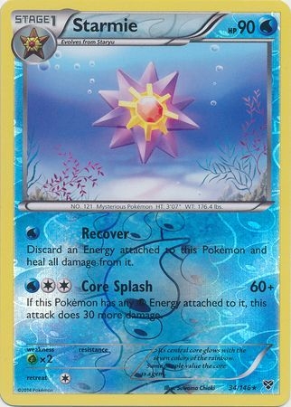 Starmie - 34/146 - Rare Reverse Holo