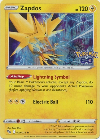 Zapdos - 029/078 - Holo Rare