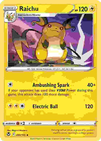 Raichu - 050/195 - Uncommon