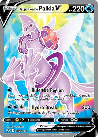 Origin Forme Palkia V - SWSH253 - Full Art Promo