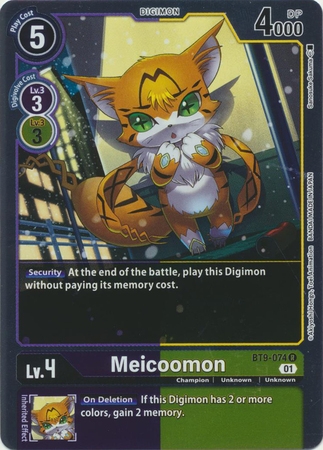 Meicoomon - BT9-074 R - Rare