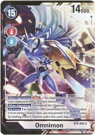 Omnimon (Alternate Art - Sasasi) - BT5-086 - Super Rare