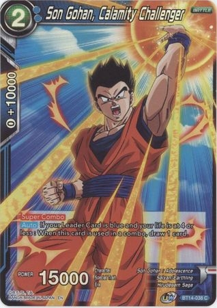 Son Gohan, Calamity Challenger - BT14-038 - Common Foil