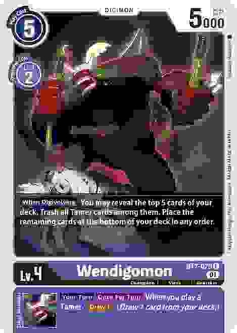 Wendigomon - BT7-070 C - Common