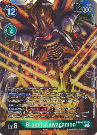 GrandisKuwagamon - BT9-055 SR - Super Rare