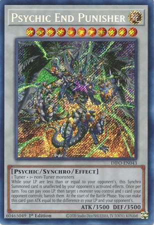 Psychic End Punisher - DIFO-EN043 - Secret Rare 1st Edition