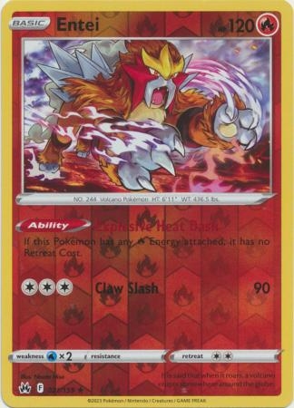 Entei - 021/159 - Holo Rare Reverse Holo