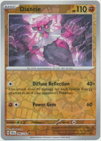Diancie - 086/142 - Uncommon Reverse Holo