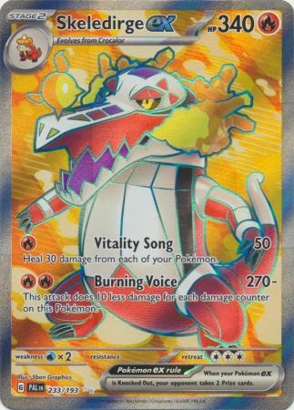 Skeledirge ex - 233/193 - Full Art Secret Rare