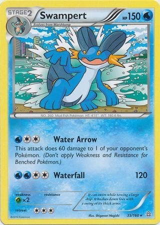 Swampert - 35/160 - Rare