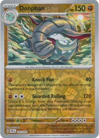 Donphan - 103/191 - Common Reverse Holo