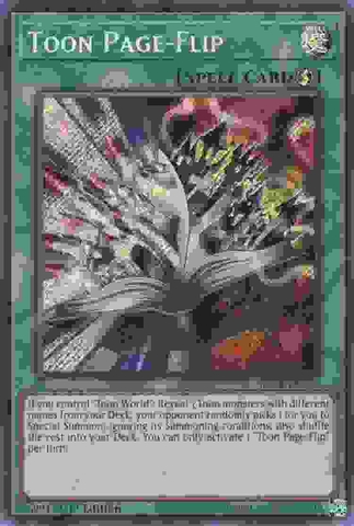 Toon Page-Flip - BLCR-EN068 - Secret Rare 1st Edition