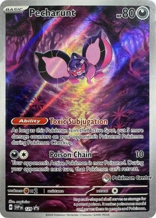 Pecharunt - SVP129 - Pokemon Center Exclusive Illustration Rare Promo