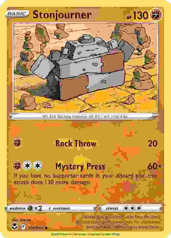 Stonjourner - 101/195 - Uncommon Reverse Holo