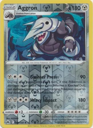 Aggron - 089/159 - Holo Rare Reverse Holo