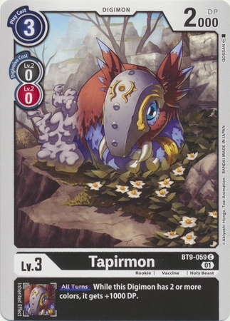 Tapirmon - BT9-059 C - Common