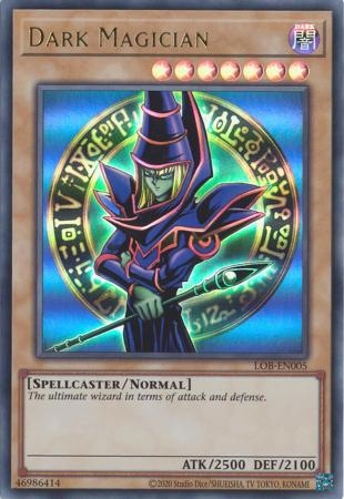 Dark Magician - LOB-EN005 - Ultra Rare Unlimited (25th Reprint)