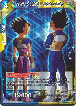 Vegeta & Cabba, Lessons Learned - BT15-147 - Uncommon Foil