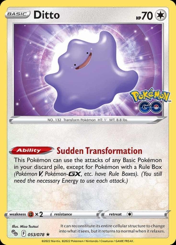 Ditto - 053/078 - Holo Rare Reverse Holo