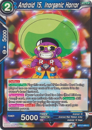 Android 15, Inorganic Horror - BT17-055 - Common
