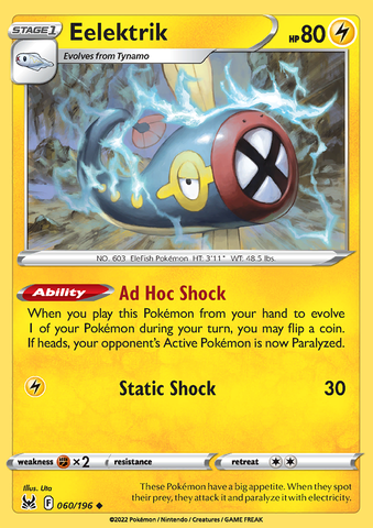 Eelektrik - 060/196 - Uncommon Reverse Holo