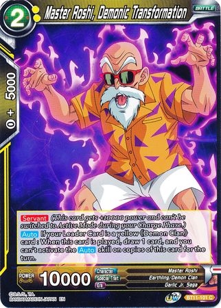 Master Roshi, Demonic Transformation - BT11-101 - Common