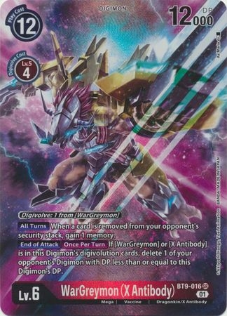 Wargreymon (X Antibody) (Alternate Art) - BT9-016 SR - Super Rare