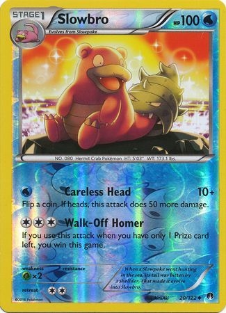 Slowbro - 20/122 - Uncommon Reverse Holo