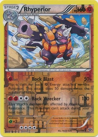 Rhyperior - 62/146 - Holo Rare Reverse Holo
