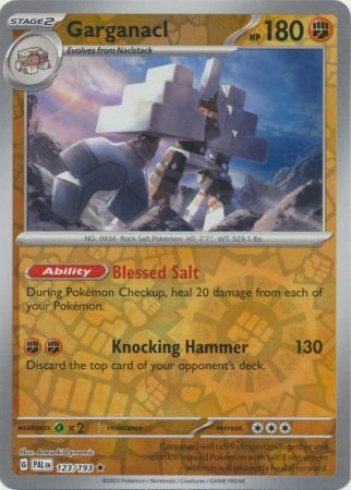 Garganacl - 123/193 - Holo Rare Reverse Holo