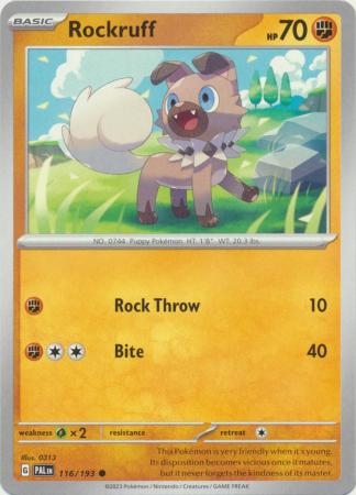 Rockruff - 116/193 - Common