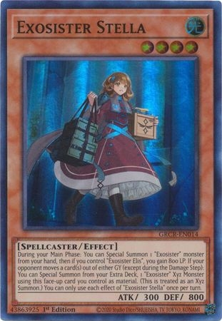 Exosister Stella - GRCR-EN014 - Super Rare 1st Edition